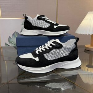 Dior B25 Runner Noir & Blanc / Oblique