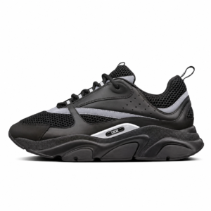 Dior B22 Noir / Bande Grise Réfléchissante