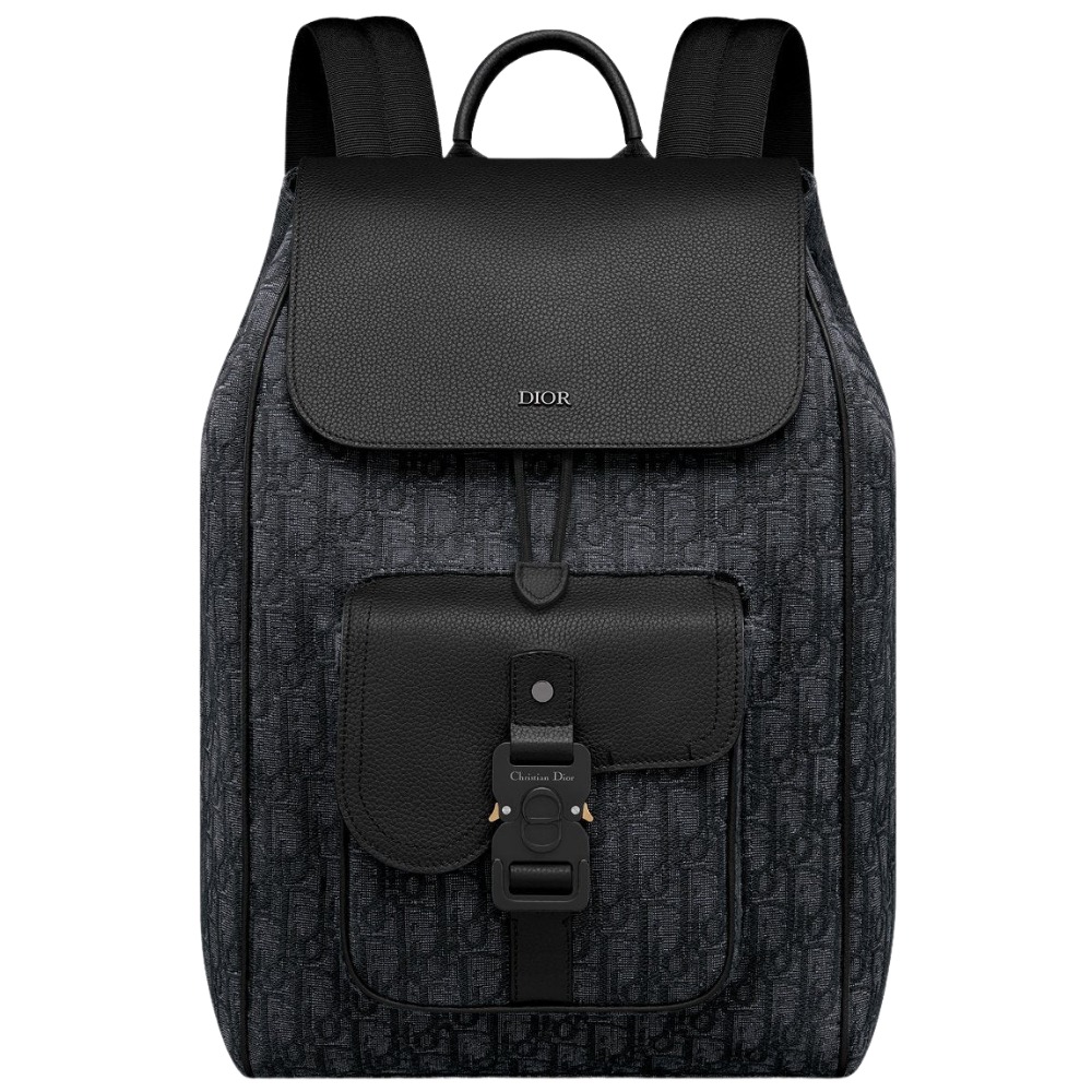 Dior Sac à Dos à rabat Saddle Noir