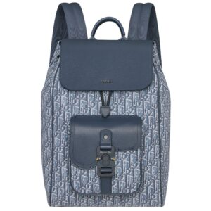 Dior Sac à Dos à Rabat Saddle Blue Jeans