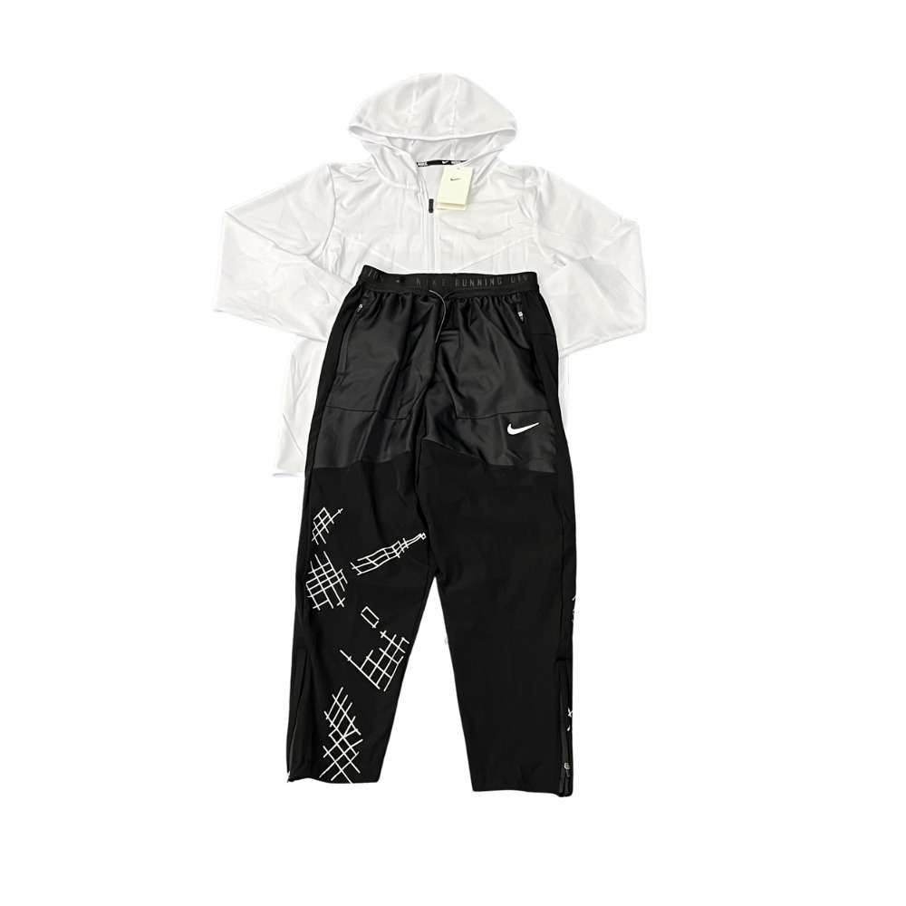 Nike - ensemble Activ Flow blanc crème et noir