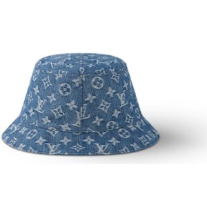LV - Chapeau Monograme Essentiel Bleu Motifs