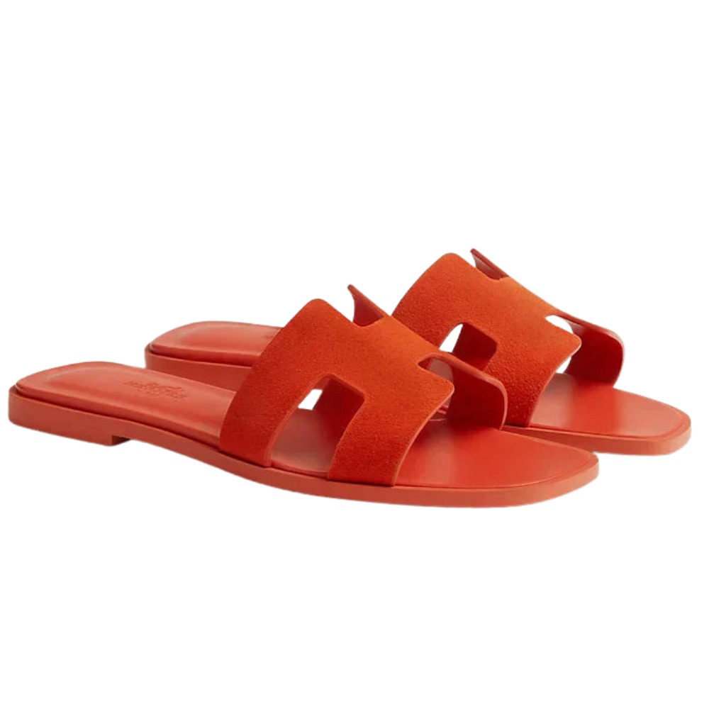 Hermes Claquette Orange Corail