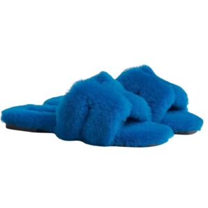 Hermes Claquette Oran Blue Ocean