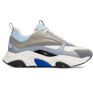 Dior B22 Sky Blue and Grey Trainer