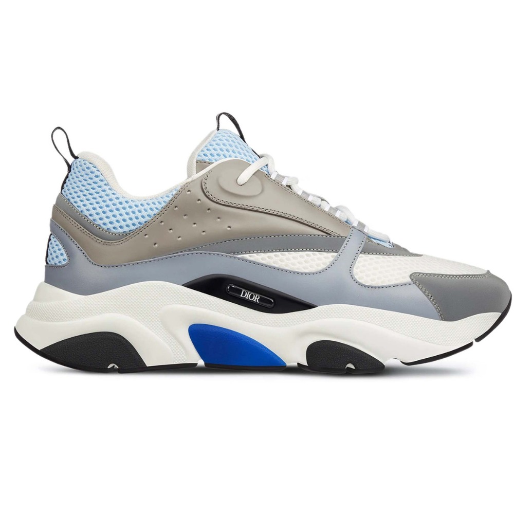 Dior B22 Sky Blue and Grey Trainer