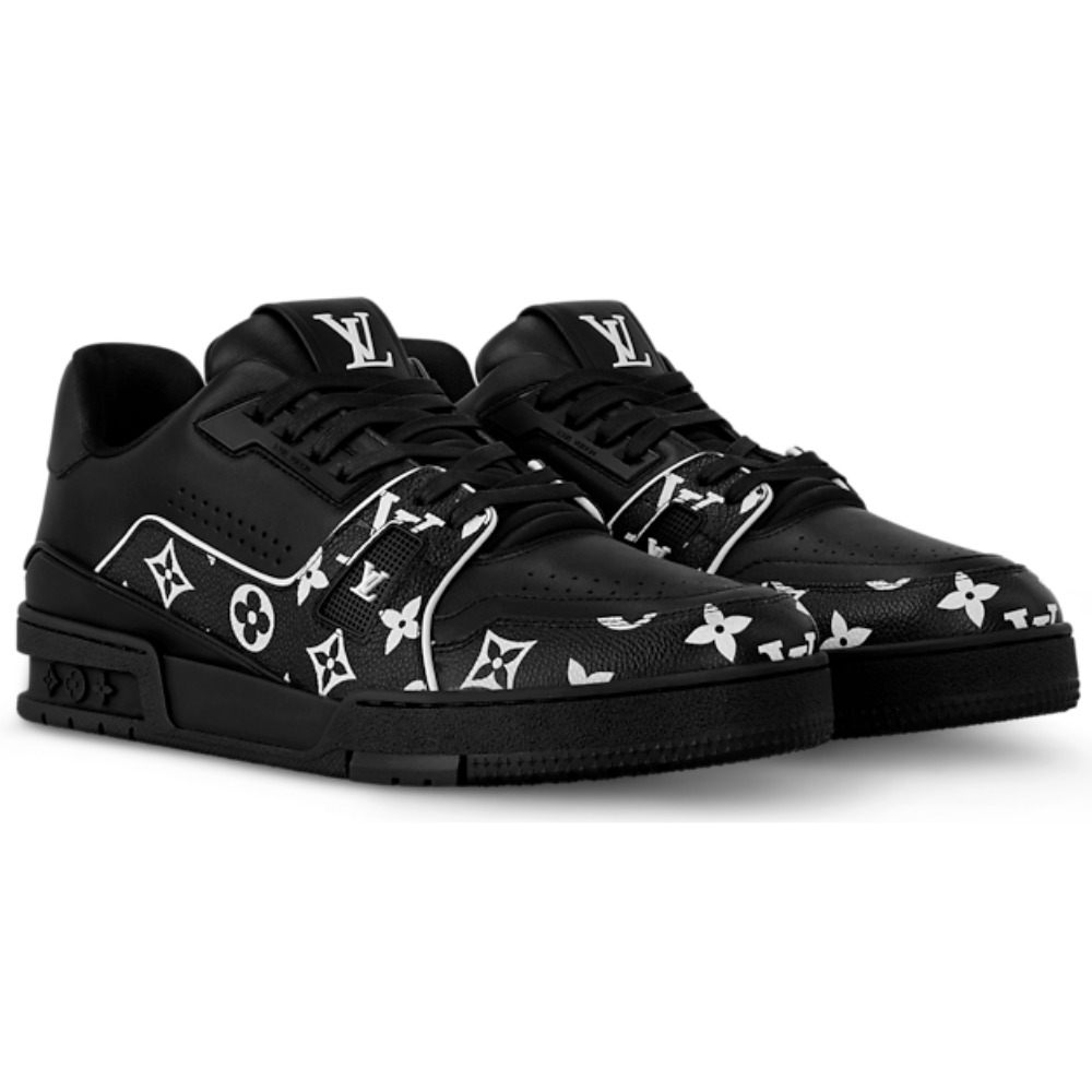 Louis Vuitton Trainer Black White