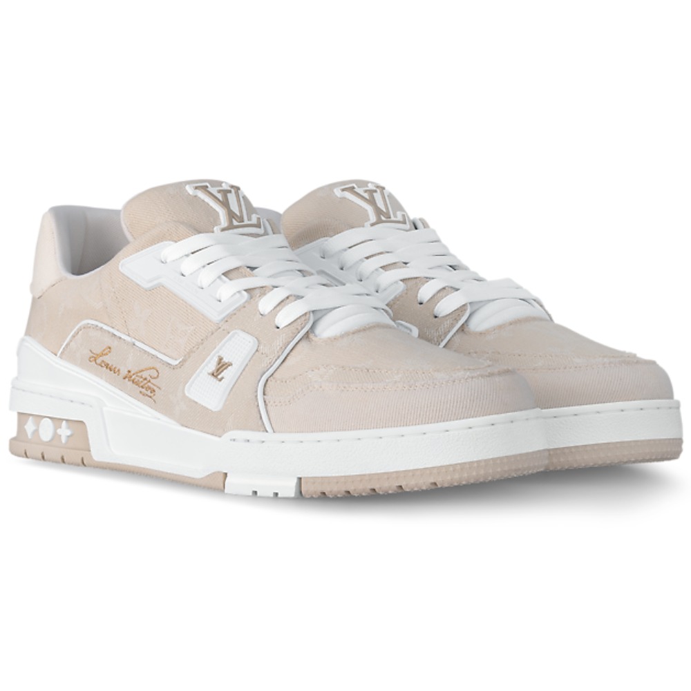 Louis Vuitton Trainer Blanc Beige