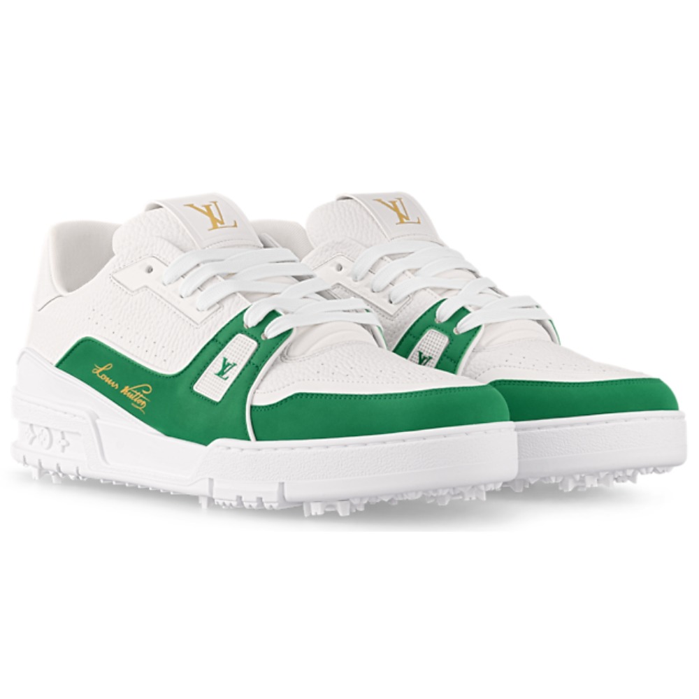 Louis Vuitton Trainer Blanc Vert